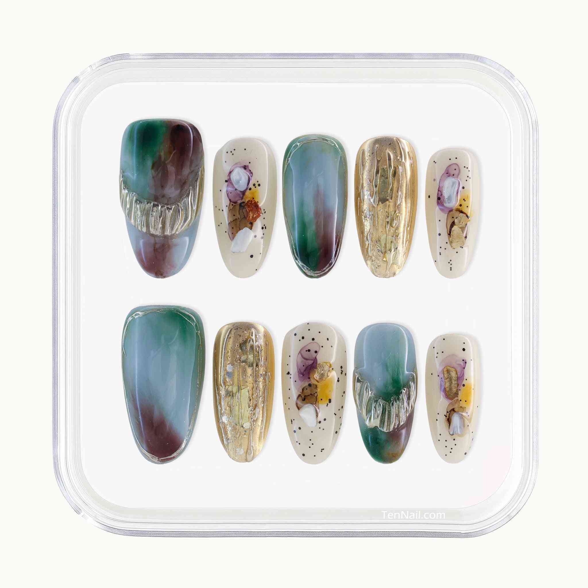 Mythic Melt reusable Press on nails by Tennail